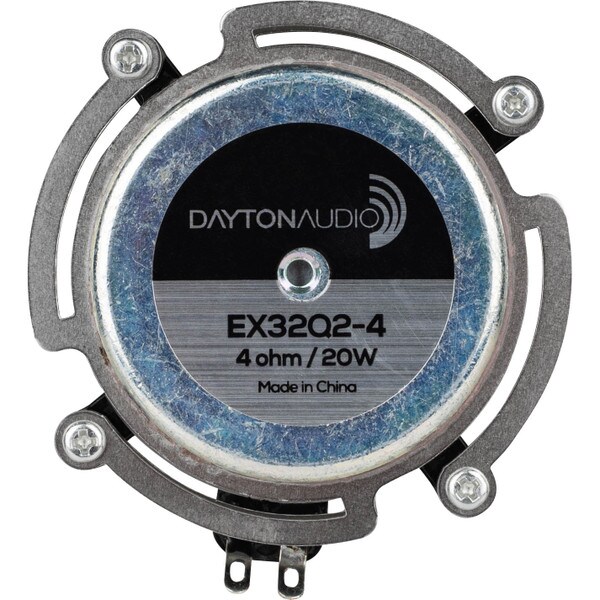 Main product image for Dayton Audio EX32Q2-4 Dual Steel Spring Balanced Interchangeable Hardware Mount 32mm Exciter 20W 4 Ohm295-263